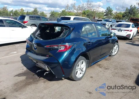 2019 Toyota Corolla Se из США, поврежденный, VIN JTNK4RBE1K3010334